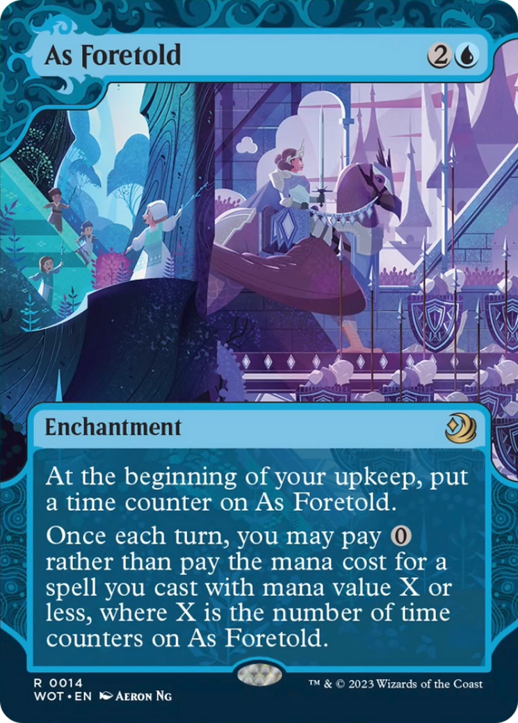 As Foretold [Wilds of Eldraine: Enchanting Tales] | Cards and Coasters CA