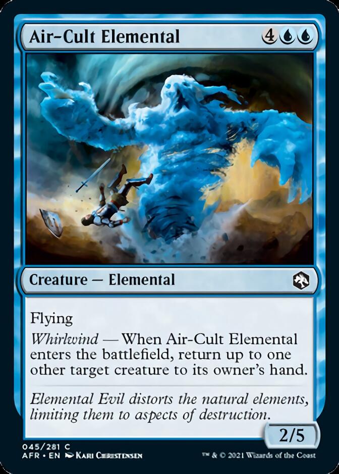 Air-Cult Elemental [Dungeons & Dragons: Adventures in the Forgotten Realms] | Cards and Coasters CA