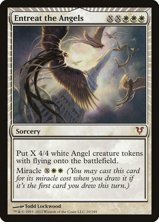 Entreat the Angels [Avacyn Restored] | Cards and Coasters CA