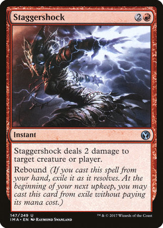 Staggershock [Iconic Masters] | Cards and Coasters CA