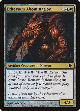 Etherium Abomination [Alara Reborn] | Cards and Coasters CA