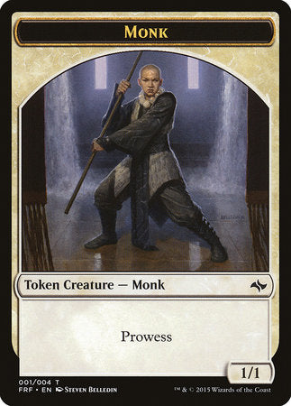 Monk Token [Fate Reforged Tokens] | Cards and Coasters CA