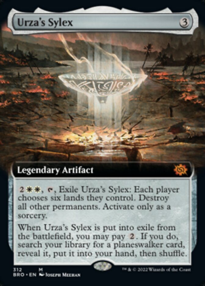Urza's Sylex (Extended Art) [The Brothers' War] | Cards and Coasters CA