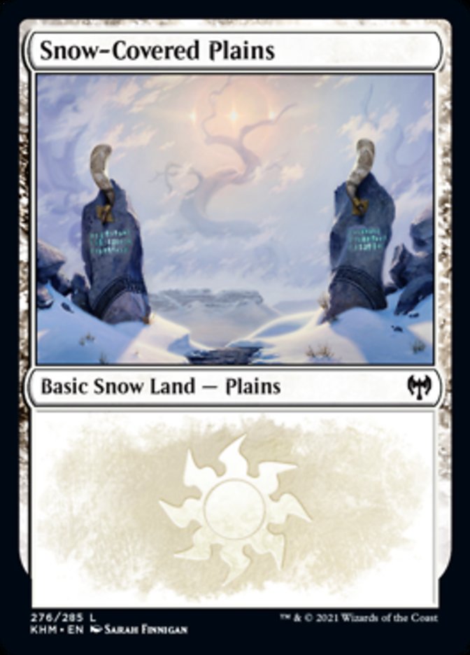 Snow-Covered Plains (276) [Kaldheim] | Cards and Coasters CA
