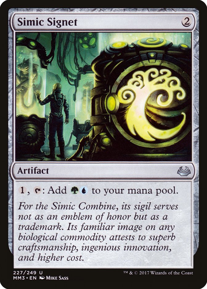 Simic Signet [Modern Masters 2017] | Cards and Coasters CA