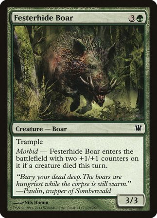 Festerhide Boar [Innistrad] | Cards and Coasters CA