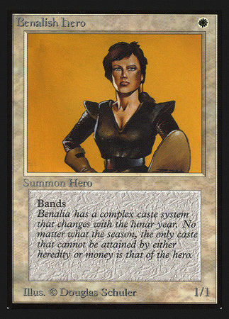 Benalish Hero (IE) [Intl. Collectors’ Edition] | Cards and Coasters CA