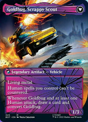 Goldbug, Humanity's Ally // Goldbug, Scrappy Scout (Shattered Glass) [Universes Beyond: Transformers] | Cards and Coasters CA