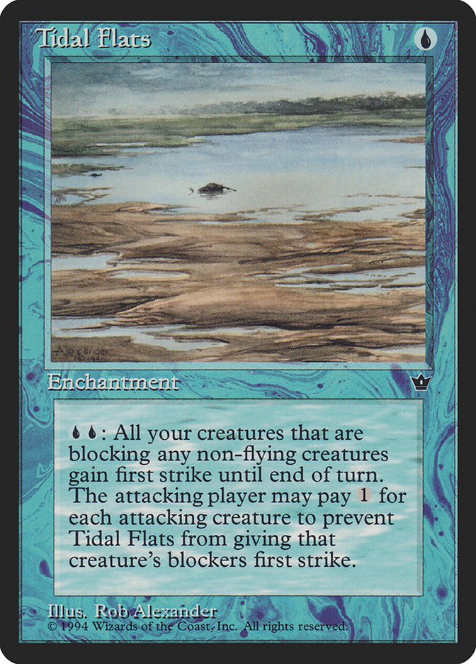 Tidal Flats (No Sun) [Fallen Empires] | Cards and Coasters CA
