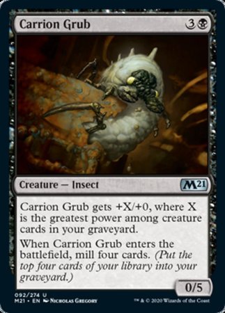 Carrion Grub [Core Set 2021] | Cards and Coasters CA