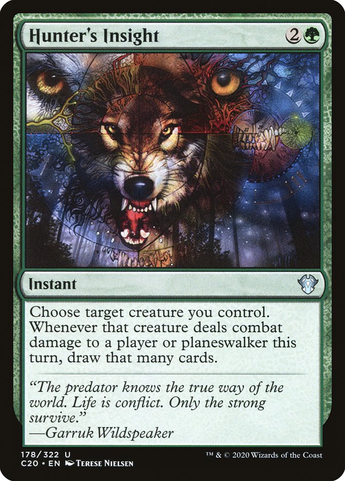 Hunter's Insight [Commander 2020] | Cards and Coasters CA