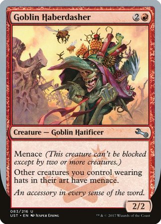 Goblin Haberdasher [Unstable] | Cards and Coasters CA