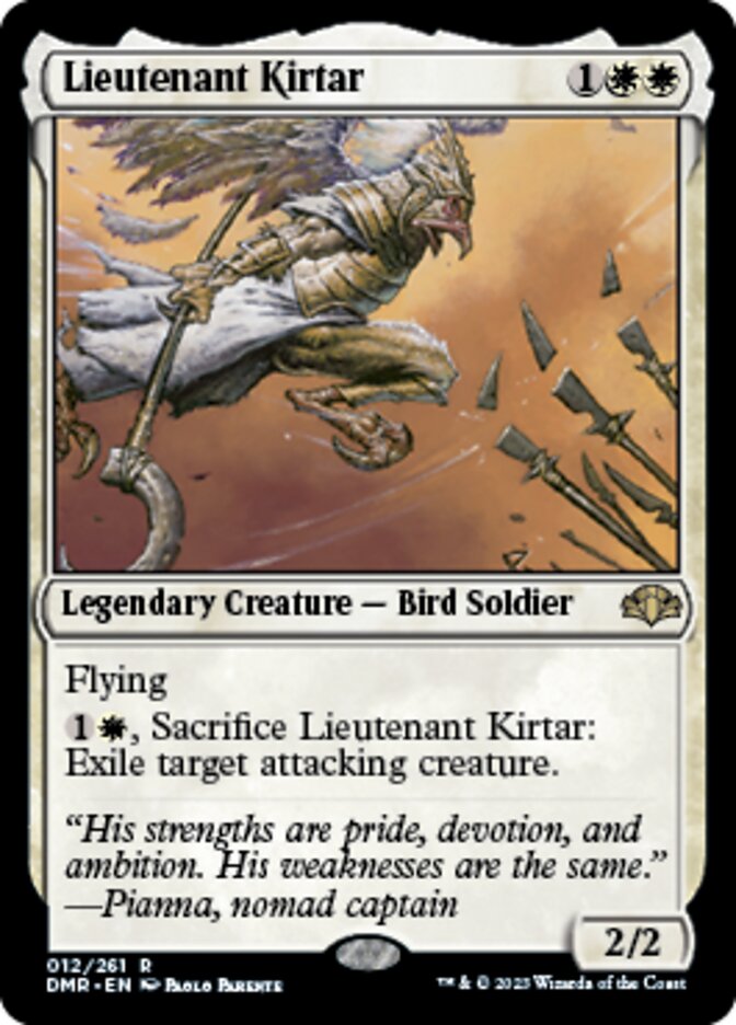 Lieutenant Kirtar [Dominaria Remastered] | Cards and Coasters CA