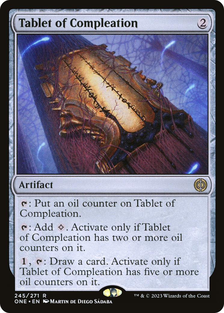 Tablet of Compleation [Phyrexia: All Will Be One] | Cards and Coasters CA