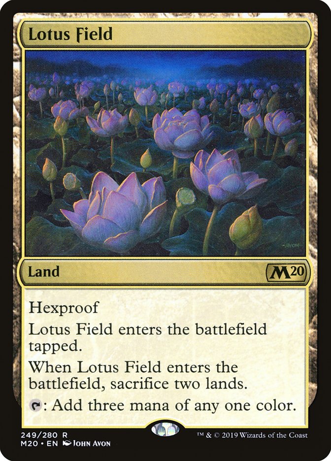 Lotus Field [Core Set 2020] | Cards and Coasters CA