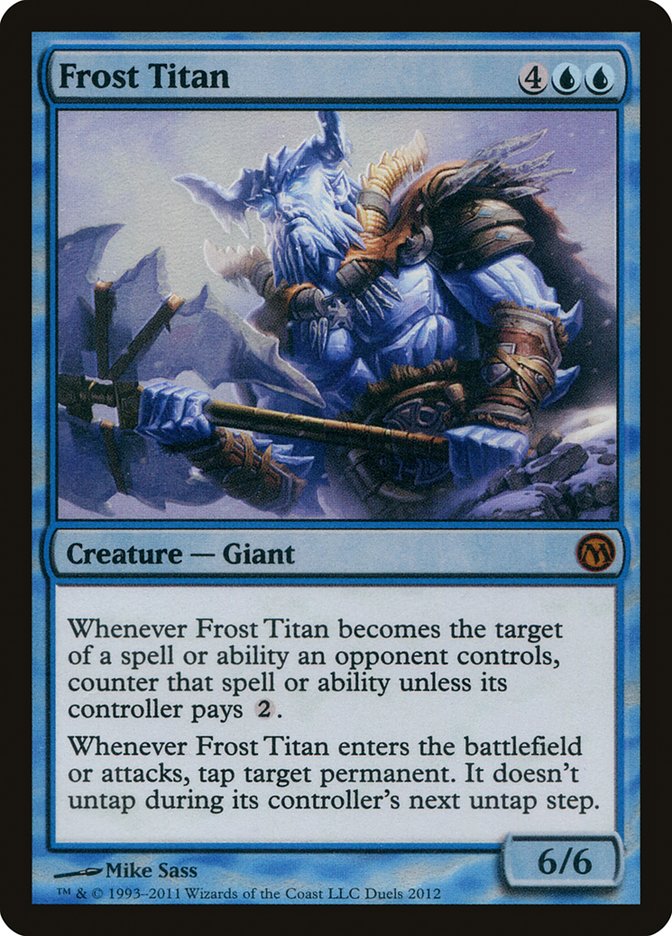 Frost Titan (Duels of the Planeswalkers Promos) [Duels of the Planeswalkers Promos 2011] | Cards and Coasters CA