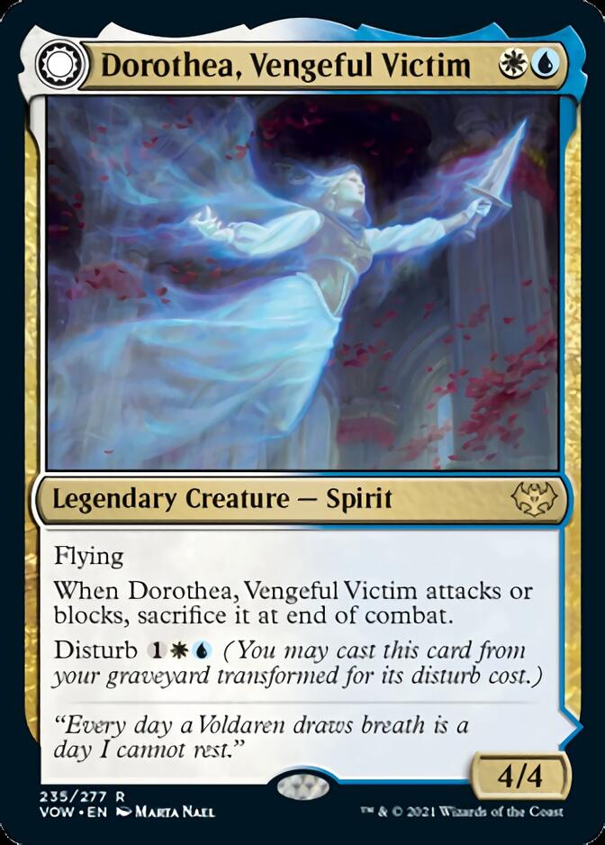 Dorothea, Vengeful Victim // Dorothea's Retribution [Innistrad: Crimson Vow] | Cards and Coasters CA