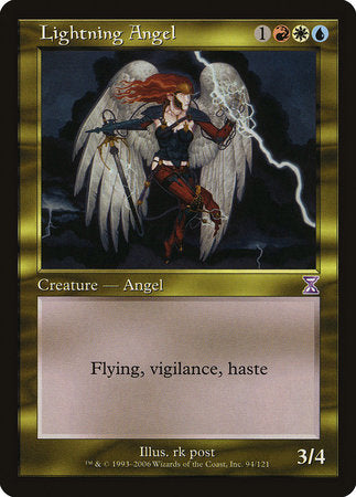 Lightning Angel [Time Spiral Timeshifted] | Cards and Coasters CA