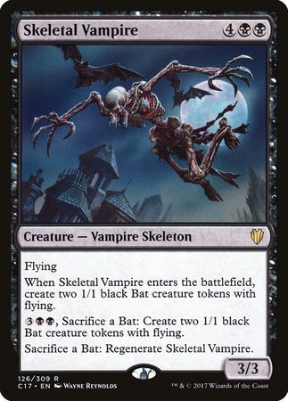 Skeletal Vampire [Commander 2017] | Cards and Coasters CA