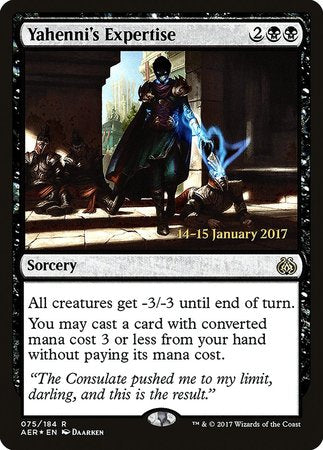 Yahenni's Expertise [Aether Revolt Promos] | Cards and Coasters CA