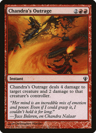 Chandra's Outrage [Archenemy] | Cards and Coasters CA