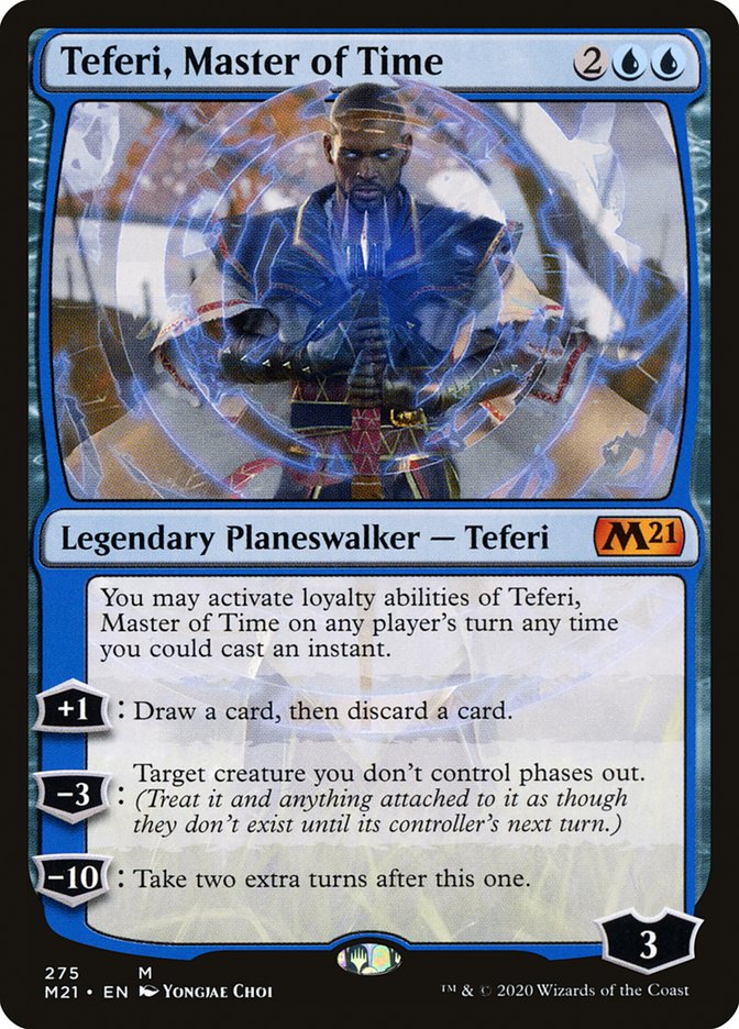 Teferi, Master of Time (275) [Core Set 2021] | Cards and Coasters CA