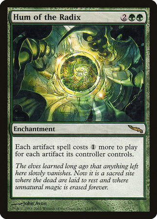 Hum of the Radix [Mirrodin] | Cards and Coasters CA