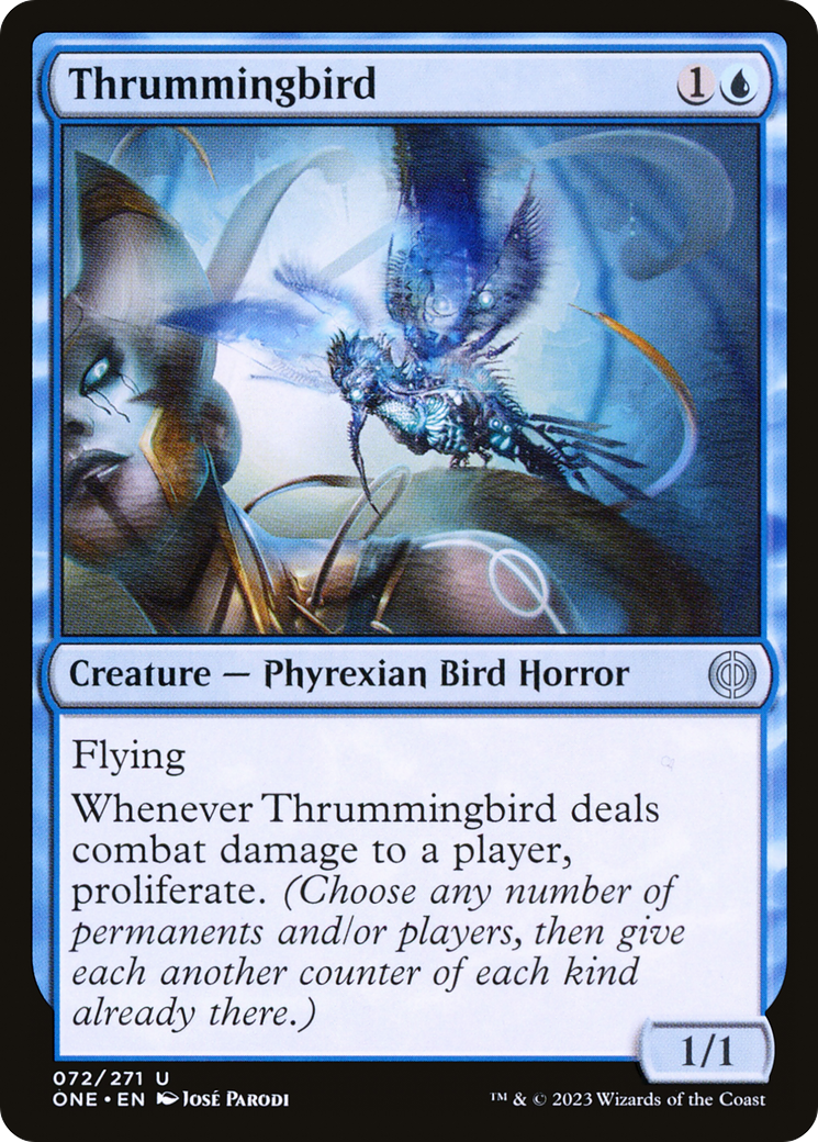 Thrummingbird [Phyrexia: All Will Be One] | Cards and Coasters CA