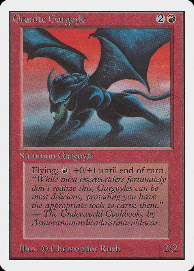 Granite Gargoyle [Unlimited Edition] | Cards and Coasters CA