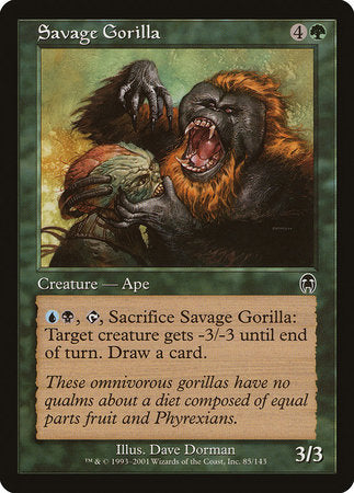Savage Gorilla [Apocalypse] | Cards and Coasters CA