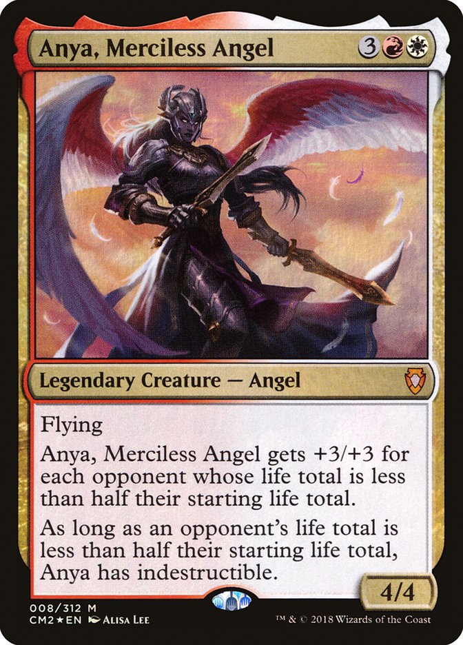 Anya, Merciless Angel [Commander Anthology Volume II] | Cards and Coasters CA