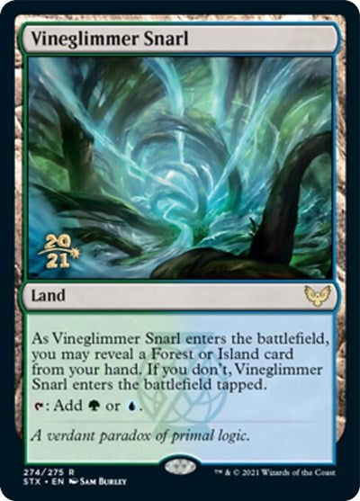 Vineglimmer Snarl [Strixhaven: School of Mages Prerelease Promos] | Cards and Coasters CA