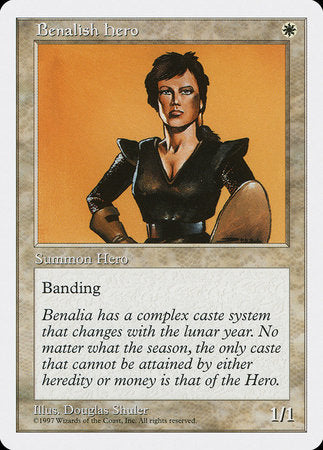 Benalish Hero [Fifth Edition] | Cards and Coasters CA