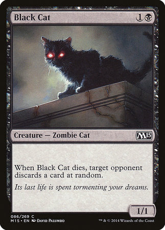 Black Cat [Magic 2015] | Cards and Coasters CA