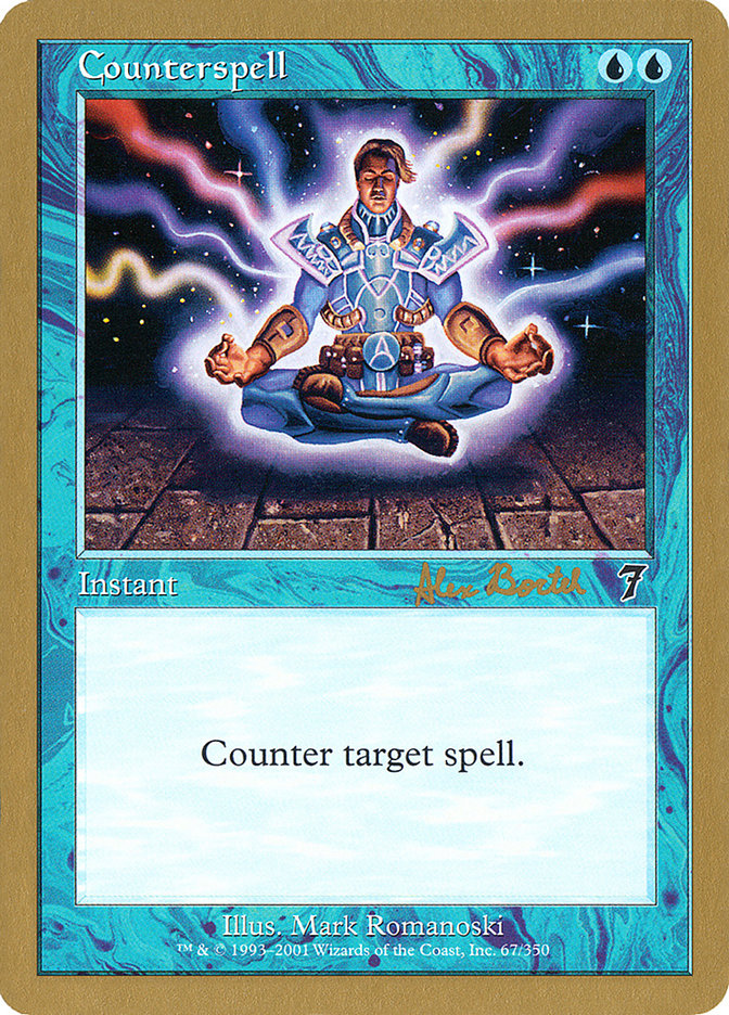 Counterspell (Alex Borteh) (7ED) [World Championship Decks 2001] | Cards and Coasters CA