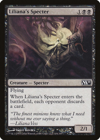 Liliana's Specter [Magic 2011] | Cards and Coasters CA