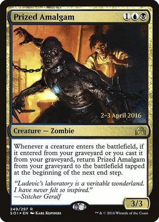 Prized Amalgam [Shadows over Innistrad Promos] | Cards and Coasters CA