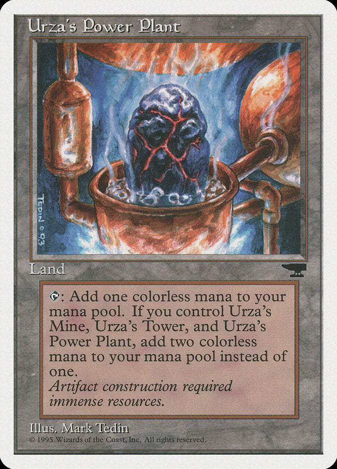 Urza's Power Plant (Boiling Rock) [Chronicles] | Cards and Coasters CA