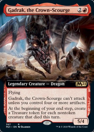 Gadrak, the Crown-Scourge (Extended Art) [Core Set 2021] | Cards and Coasters CA