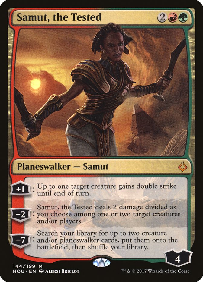 Samut, the Tested [Hour of Devastation] | Cards and Coasters CA
