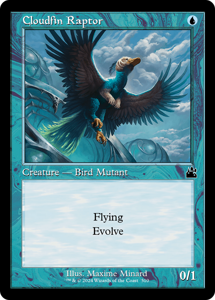 Cloudfin Raptor (Retro Frame) [Ravnica Remastered] | Cards and Coasters CA
