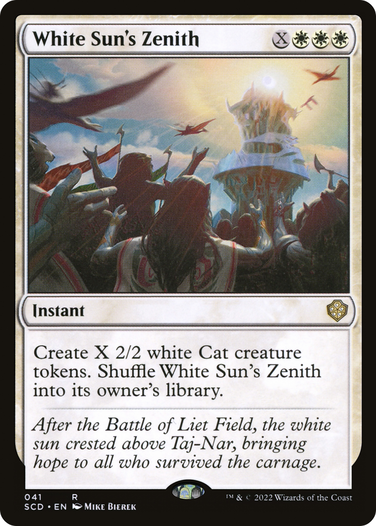 White Sun's Zenith [Starter Commander Decks] | Cards and Coasters CA
