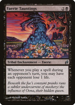 Faerie Tauntings [Lorwyn] | Cards and Coasters CA