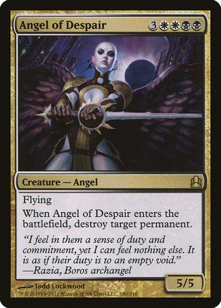 Angel of Despair [Commander 2011] | Cards and Coasters CA