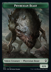 Phyrexian Beast // Wurm Double-sided Token [Commander Legends: Battle for Baldur's Gate Tokens] | Cards and Coasters CA