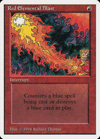 Red Elemental Blast [Summer Magic / Edgar] | Cards and Coasters CA