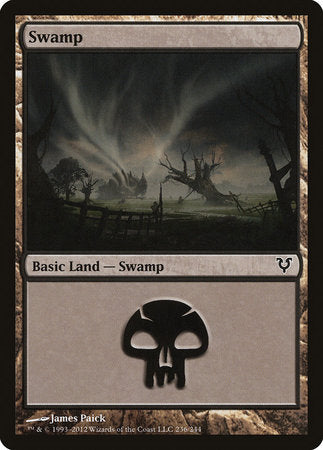 Swamp (236) [Avacyn Restored] | Cards and Coasters CA