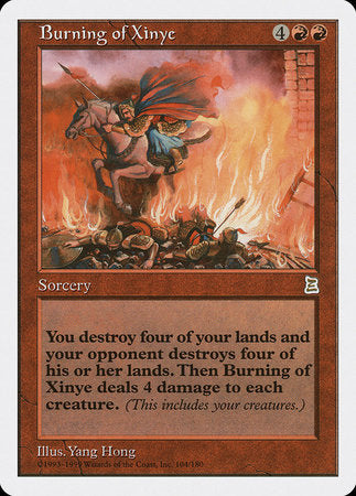 Burning of Xinye [Portal Three Kingdoms] | Cards and Coasters CA