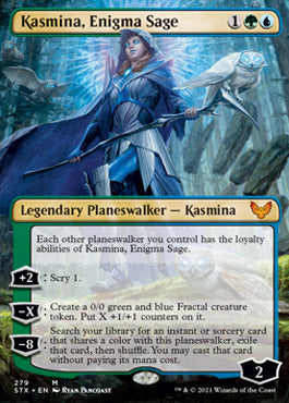 Kasmina, Enigma Sage (Extended) [Strixhaven: School of Mages] | Cards and Coasters CA