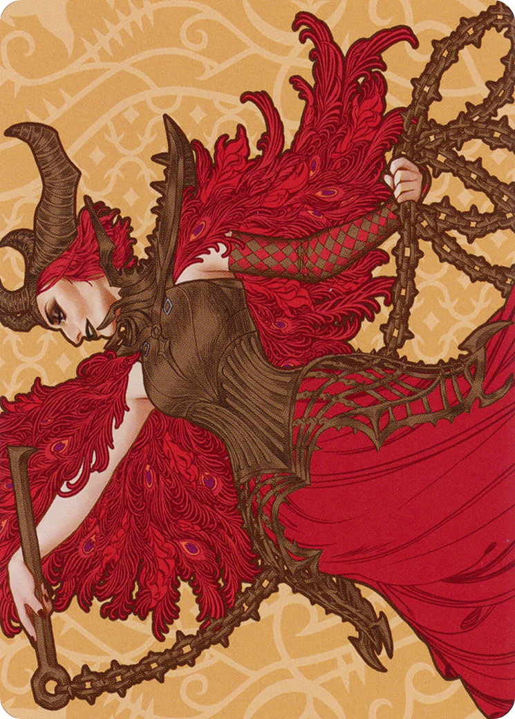 Judith, the Scourge Diva Art Card [March of the Machine Art Series] | Cards and Coasters CA
